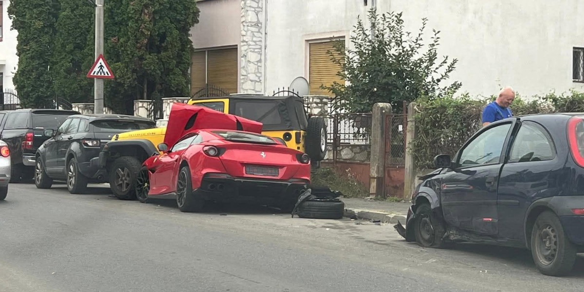 Ittas sofőr rongált meg négy autót és egy gázvezetéket Nagyszebenben